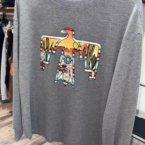 Gray Graphic Sweater